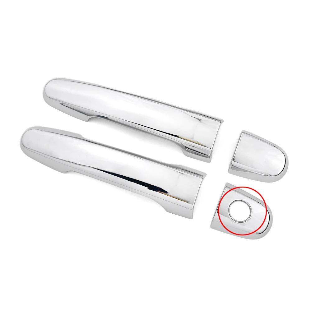 

For Toyota Yaris 2 / 3 Door 2006-2012 Car Styling Chrome Side Door Handle Cover Trim 2007 2008 2009 2010 2011 1 Keyhole Handle