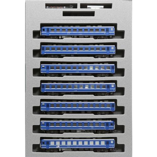 KATO N Gauge 12 Series Passenger Car, JR East Takasaki Rolling Stock Center, 7-Car Set, 10-1720, Blue, Model Train