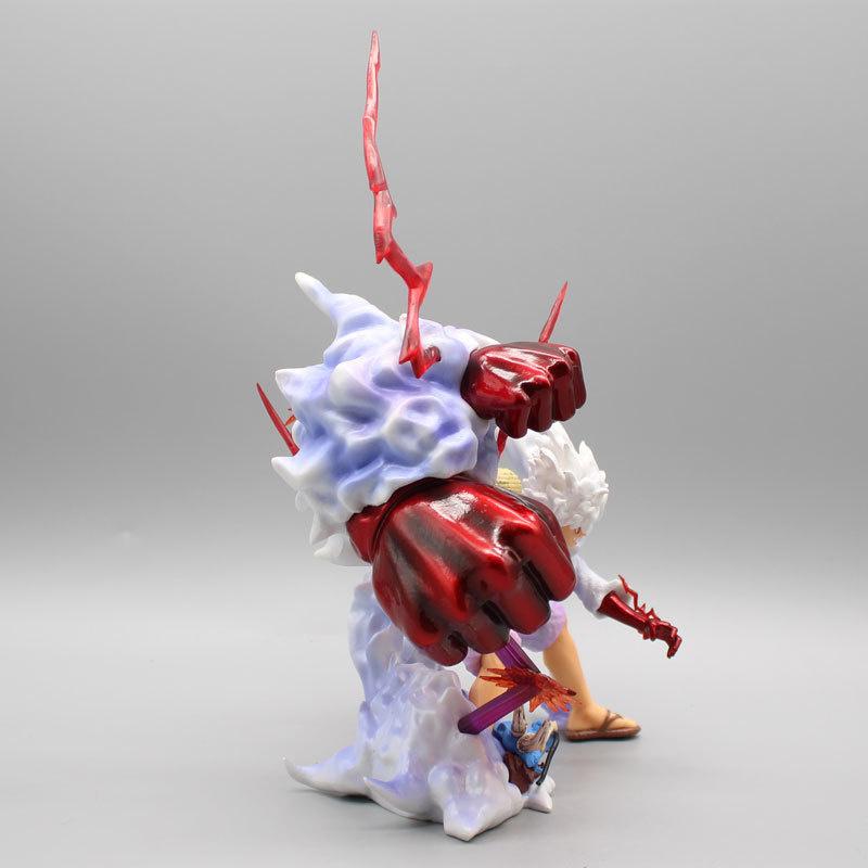 Stunning Pvc Nika Gear Five Sun God Luffy Collectible Statue From One Piece Anime