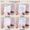 Portable Leather Whiteboard Notebook: Folding Desktop Writing and Drafting Board