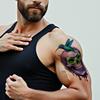 3pcs Temporary Tattoo Realistic Temporary Tattoos Skull With Flowers Skull With Butterfly Skull With Worm For Adults Women