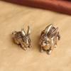 Brass Chinese Ox Year Mascot Incense Sticker