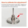 Stainless Steel Dial Bimetal Probe Thermometer Household Boiler Brewing Distilled Water Alcohol Thermometer Accessories