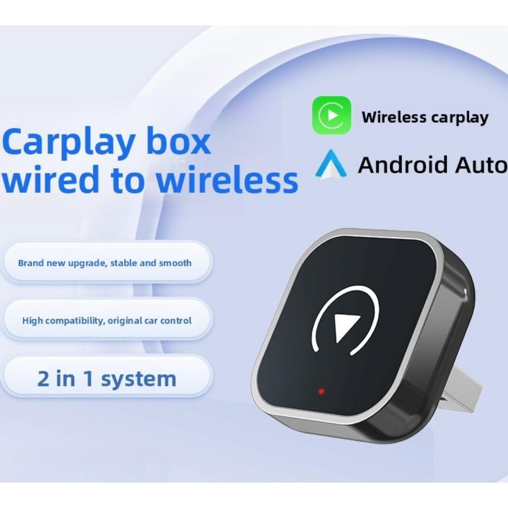 Wireless CarPlay Adapter Box Convert Wired to Wireless for Android Auto Car Stereo