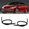 Pair Black Roof Trim Molding Kit Fit For Honda Civic Sedan 4-Door 2012-2015