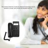 Kx T7712CID English Foreign Trade Landline Telephone (UK Telephone Line with Random Color)(Black )