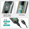Original VGR V-360 Hair Trimmer IPX6 Waterproof Household Rechargeable Adjustable Razor Full Body Washable Reciprocating Men's Beard Trimmer Shaver