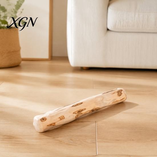 Interaktives Hundespielzeug für drinnen Kaffeoholz Kauspielzeug, Holz Welpen Zahnen Natürlicher Angstlindernder Stick, Zahngesundheit Spielzeug Klein Mittel