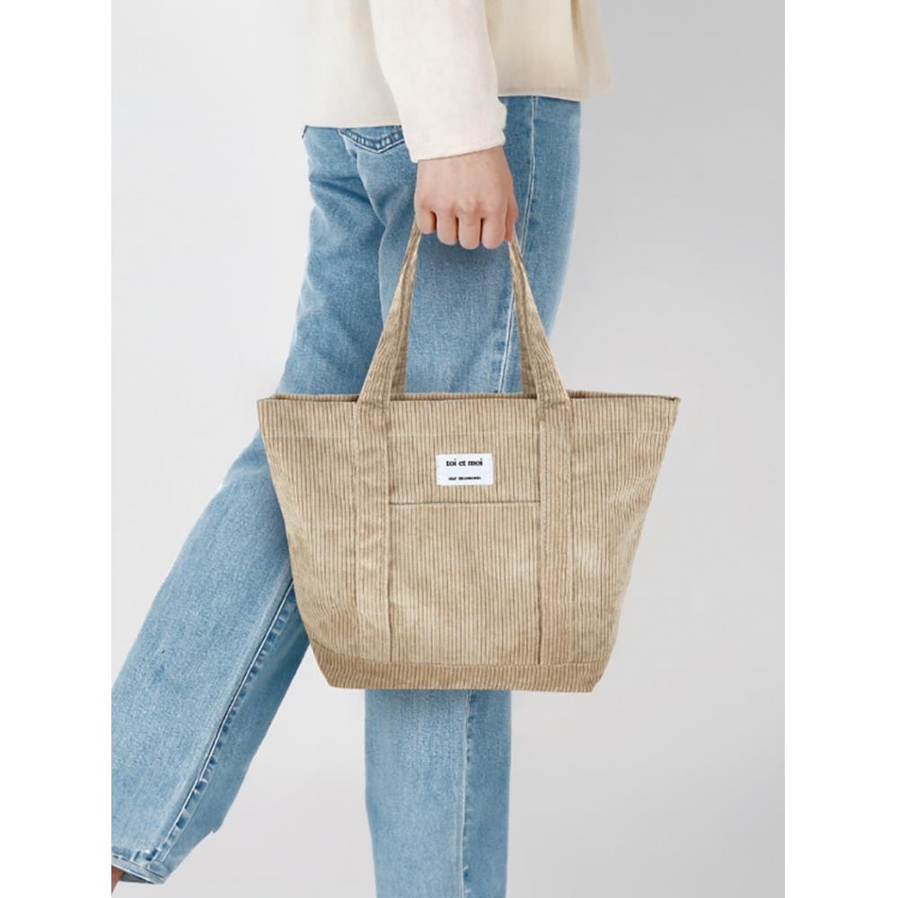 

Сумка-тоут з вельвету Daiso minted