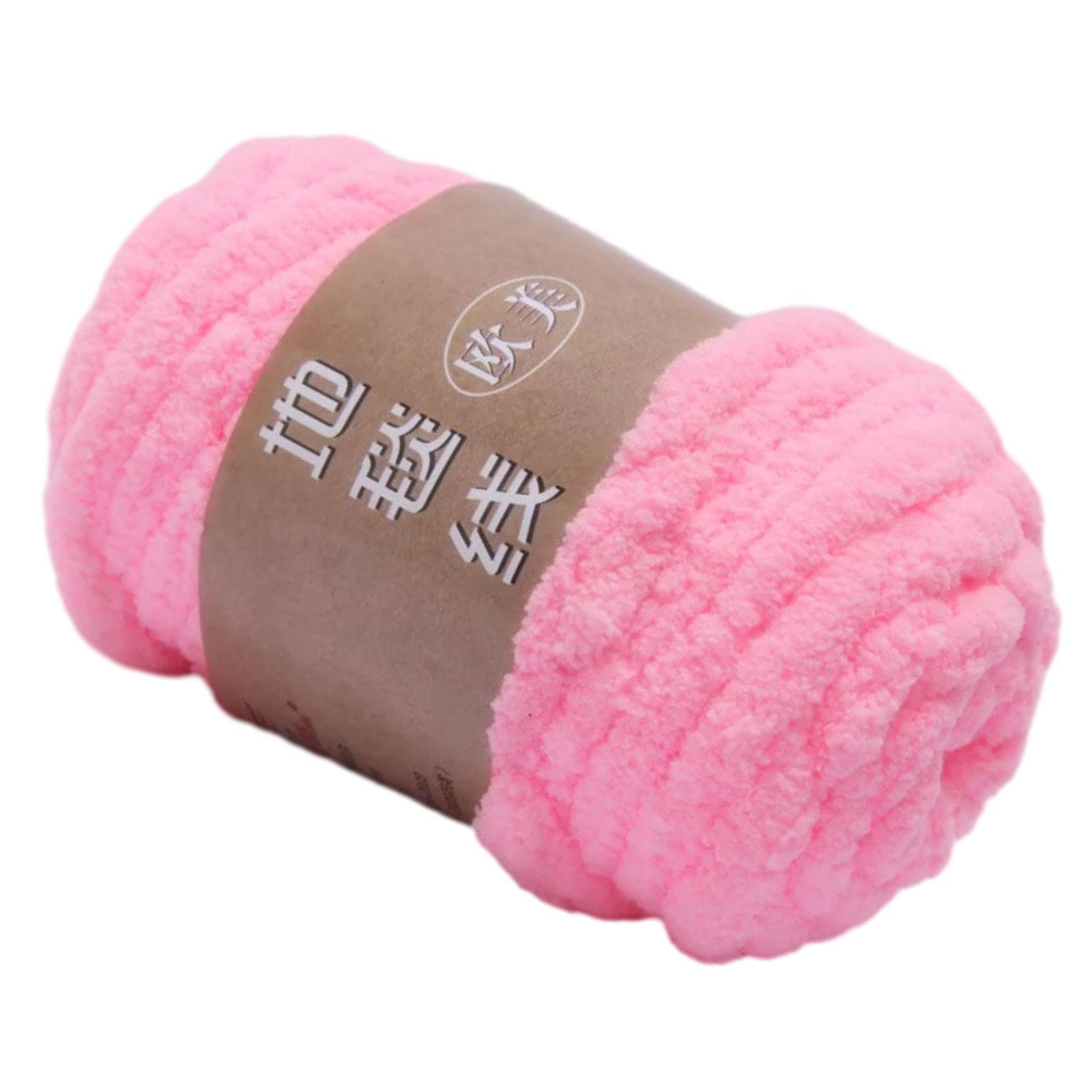 

Толстая пряжа, моющаяся, трубчатая, гигантская пряжа для вязания крючком, ручное вязание, объемная пряжа, пряжа для ручного вязания, свитеров, шапок, корзин, макраме розовый