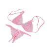 Seductive Lace See-Through Lingerie Set with Open Crotch