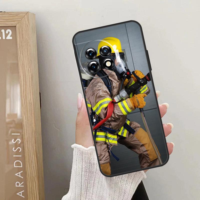 Firefighter Heroes Fireman Case For OnePlus Nord CE 5 3 4 Lite N20 N30 OnePlus 13T 10T 8T 11 12 13 15 R 9 10 Pro Cover