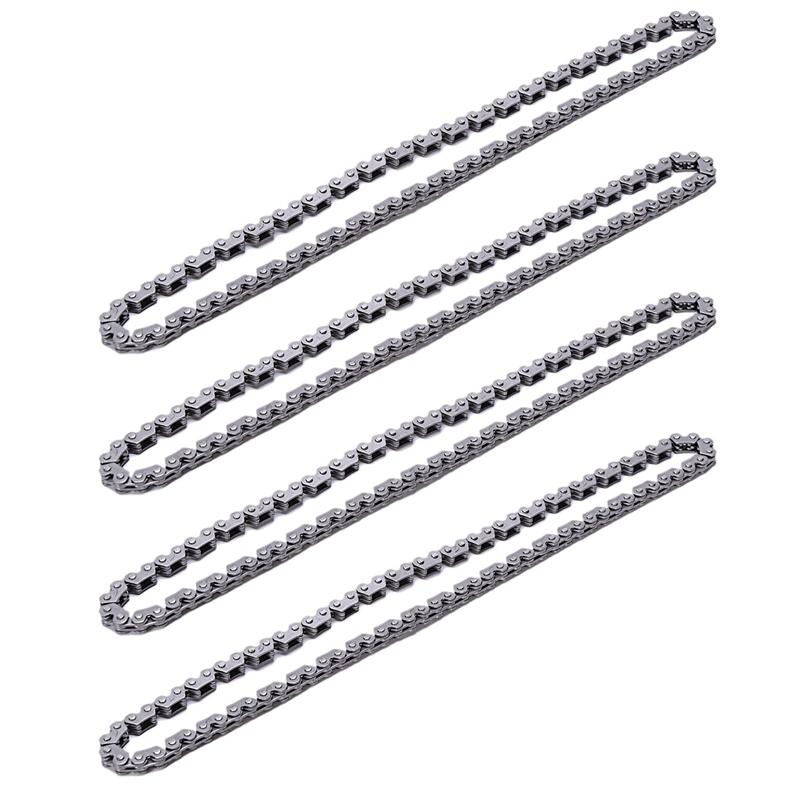 

НОВИНКА-4X 90 звеньев цепь ГРМ для скутеров, мопедов, квадроциклов, багги с двигателем Gy6 125 куб. см 150 куб. см 152Qmi 157Qmj чёрный