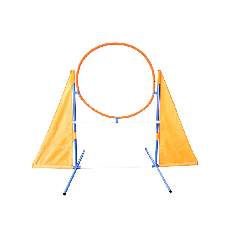 Dog Agility Training Set: Jump Bars, Hurdles, and Rings for Pet Exercise