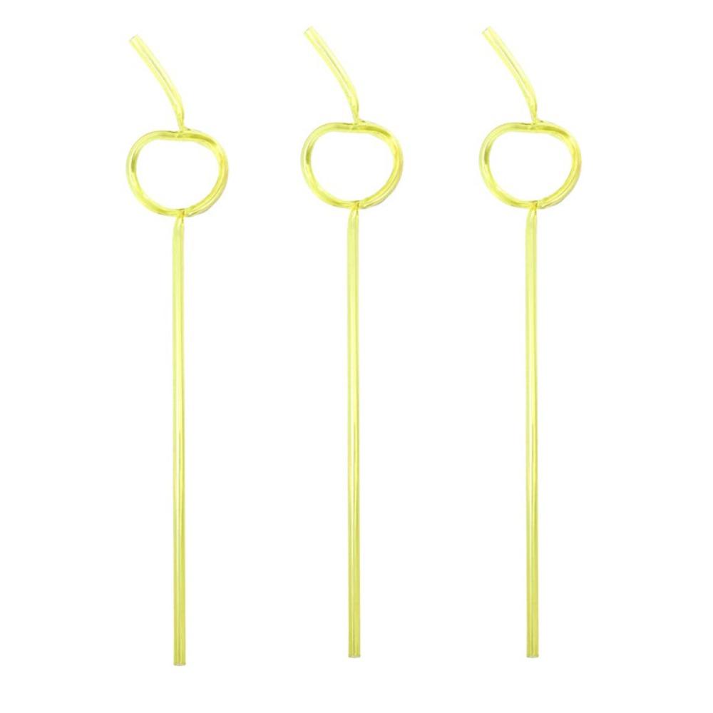 10KS Opakovaně použitelný skleněný kelímek s brčkem Barevný styling Průhledný tumbler Brčko Brčko na džus Barové doplňky