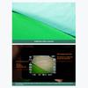 1 X 3m Green Photography Backdrop Set with 4 Clips Polyester Background Screen for Studio/Live Streaming