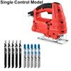 220-240V Jig Saw 6 Variable Speed Multifunction Electric Saw Jigsaw Adjustable Angle Cutting Metal Wood Aluminum Jigsaw Power Tool