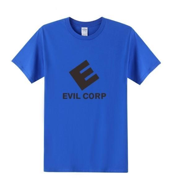 Mr Robot Evil Corp Logo T Shirts Men Tshirt Summer Short Sleeve Cotton Mr Robot T Shirt Tops Free Shipping