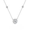 Three-second Heartbeat Necklace - A Unique and Sophisticated Design for Women, A Heart-Pounding Lockbone Chain Necklace