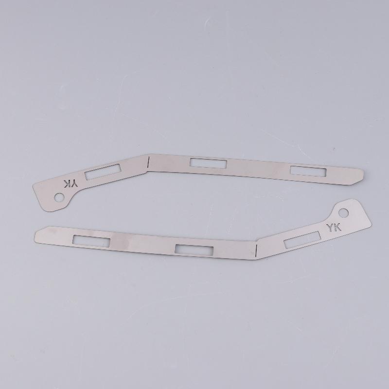 2 Piezas Hebilla de Placa Metálica Para Accord Octava Generación 2008 2013 Soporte Frontal de Parachoques Soporte de Fijación Resistente al Óxido