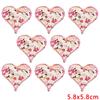 10 /26pcs Wholesale Fresh Letter Embroidery Patch Diy Floral Heart Bow Iron On Patches For Clothes Jackets Backpack Sew Stickers 