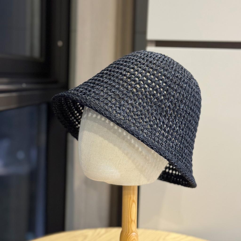 New Bucket Hat Women's Spring and Summer Fashion Hollow Breathable Bucket Hat Showing Washbasin Hat Sun Hat