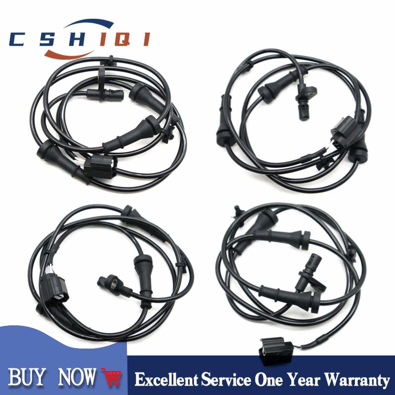 47911-3LM0A 4PCS Front Rear L/R ABS Wheel Speed Sensor For Nissan NV200 Chevrolet City 47910-3LM0A 47901-3LM0A 47900-3LM0A 4X