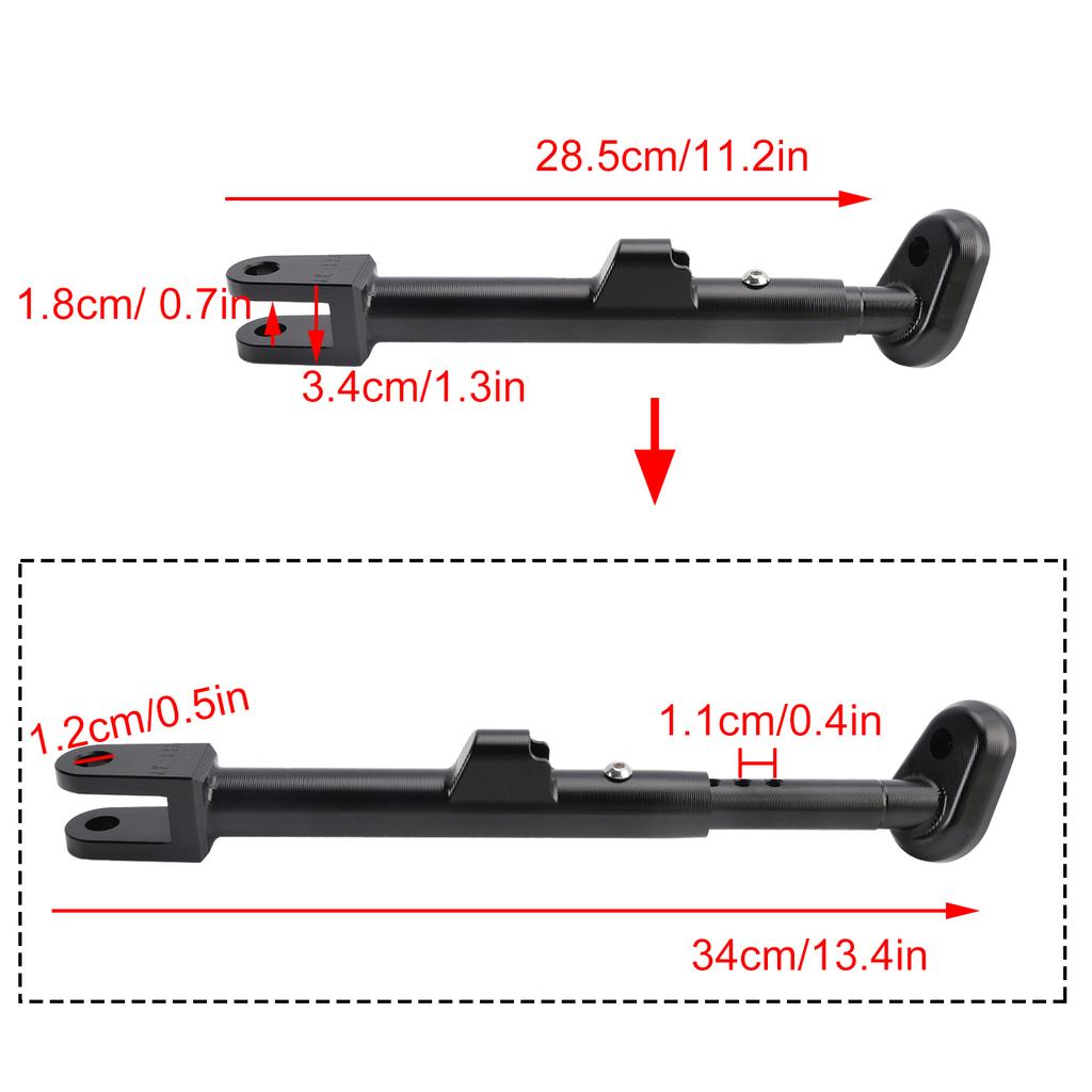 Adjustable Foot Side Stand Kickstand Fit for Daytona 660 2024-