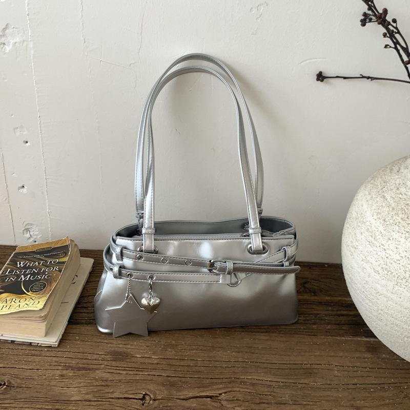 Einzelschultertasche Casual Chic - Premium Boston Unterarmtasche