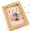 Natural Stone Tree of Life Heart Necklace Pendant