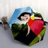 Girl,Heidi Automatic Folding Umbrella  8 Ribs Lightweight Design, Durable Iron Frame, Compact and Portable, Ideal Birthday or Christmas Gift
