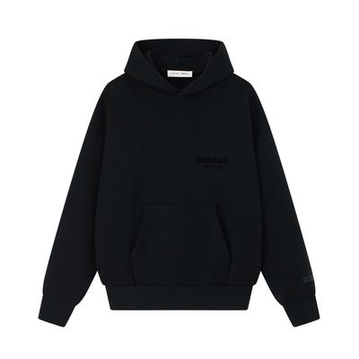 Fear of God Essentials Klasyczna Bluza Vintage Czarna Męskie Top 192AS252052F