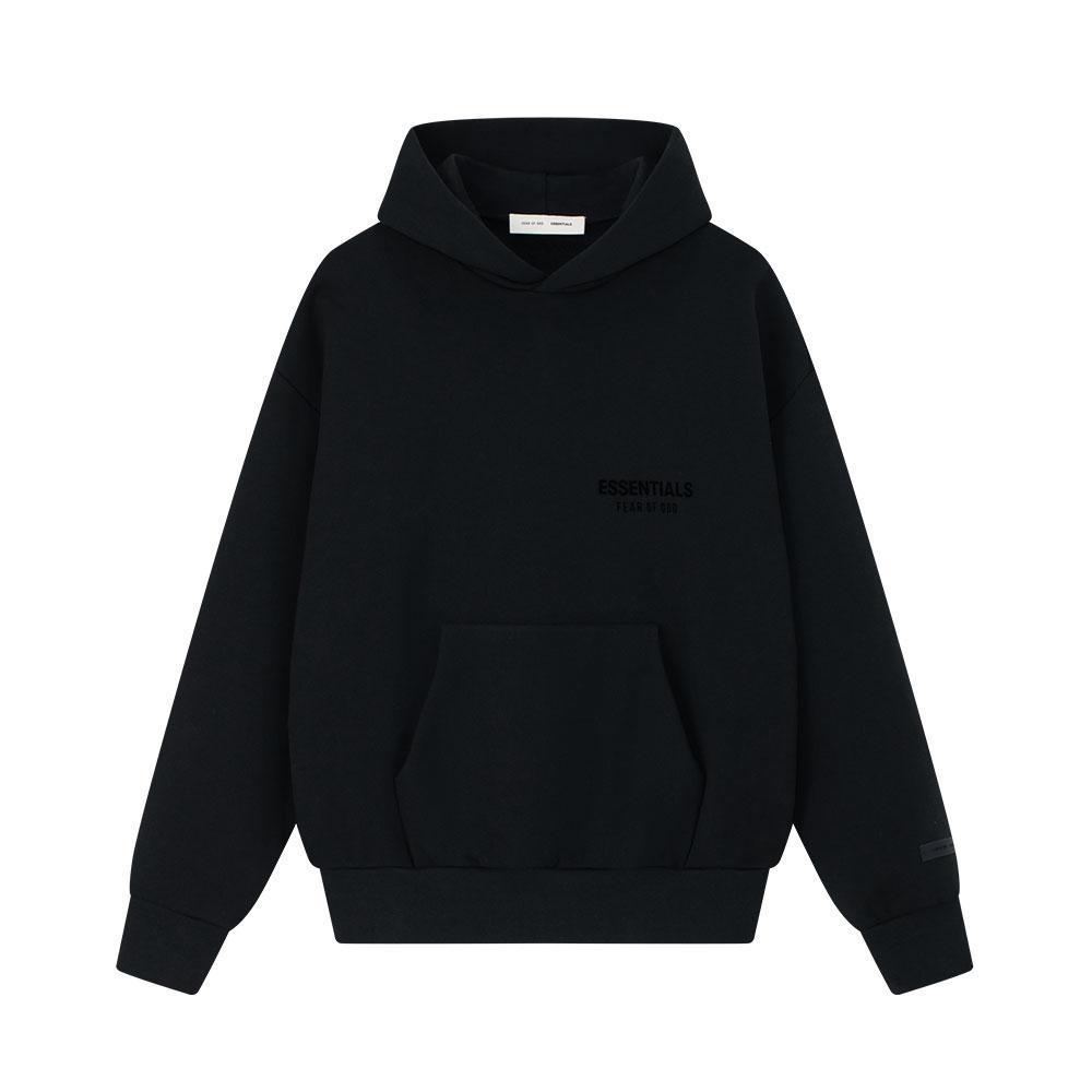 Fear of God Essentials Classic Hoodie Vintage Black Men Tops 192AS252052F