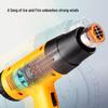 Deli Digital Display Hot Air Gun CN Plug (adapter Included)