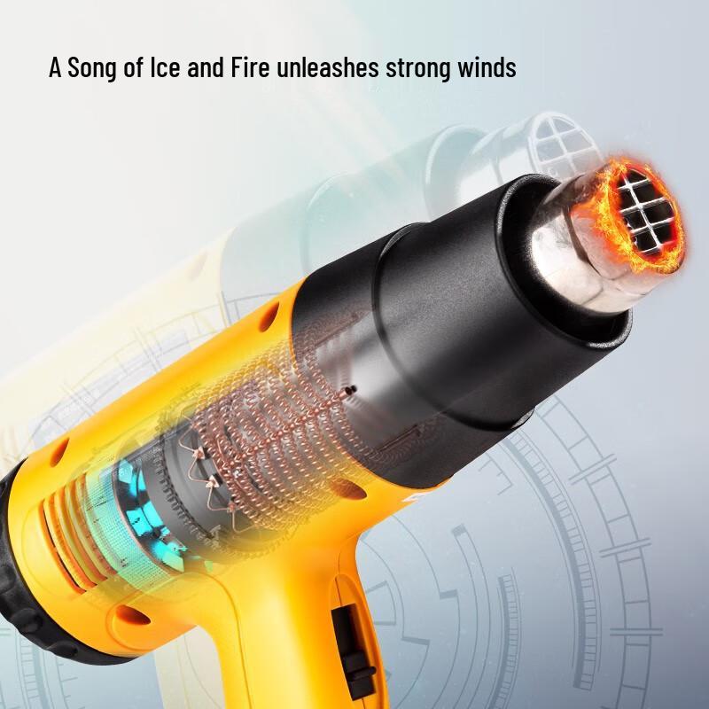 Deli Digital Display Hot Air Gun CN Plug (adapter Included)