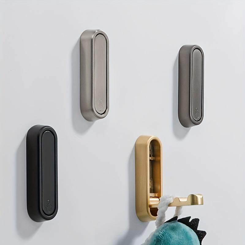 1 Stück Unsichtbarer Aluminium-Wandhaken - Verstellbar, Lässiger Stil zum Aufhängen von Kleidung, Schuhen und Accessoires - Einfache Installation, Bohrfreies Design für Schlafzimmer