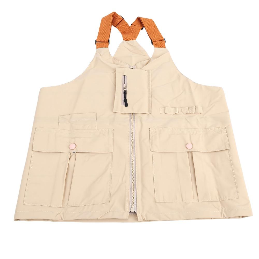Polyester Vest Shoulder Bag 2-in-1 Convertible Crossbody Vest Bag Utility Vest Backpack Hiking