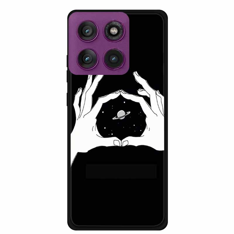 6.7" For Motorola Edge 60 Pro 5G Case Coque Shockproof Black Silicone TPU Soft Back Cover For Motorola Edge 60Pro Phone Case Bag