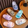 Pantuflas para Niños Verano Niñas Dibujos Animados Conejo Antideslizantes Suelas Blandas Para Niños Interior Hogar Niños Pequeños Bebé Sandalias