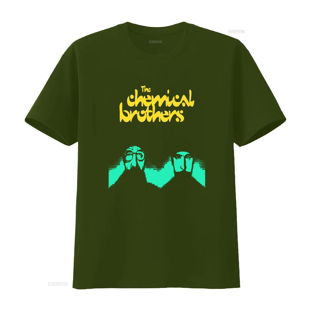 The Chemical Brothers T Shirt Retro Design High Quality Print Perfect for Fans Vintage Washed Versatile Graphic Slightly
