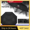 Toyota 2026 New Hub Caps 1pcs Car Automatic Folding Windproof Sunshade Umbrella Toyota 4runner Harrier Venza Car Sticker