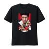 Vintage Classic Scarface Gangster Movie Print Casual T Shirt Vintage Washed Homme Stretched Versatile Unisex Fashion Slightly