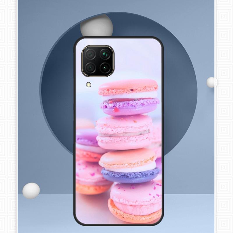 Macarons Cake Dessert Cute For Huawei Nova 12i 12s 11i 8i Y91 Y60 Y70 Y72 Y90 Y61 9 10 SE P20 P40 Lite P30 P60 Pro Case