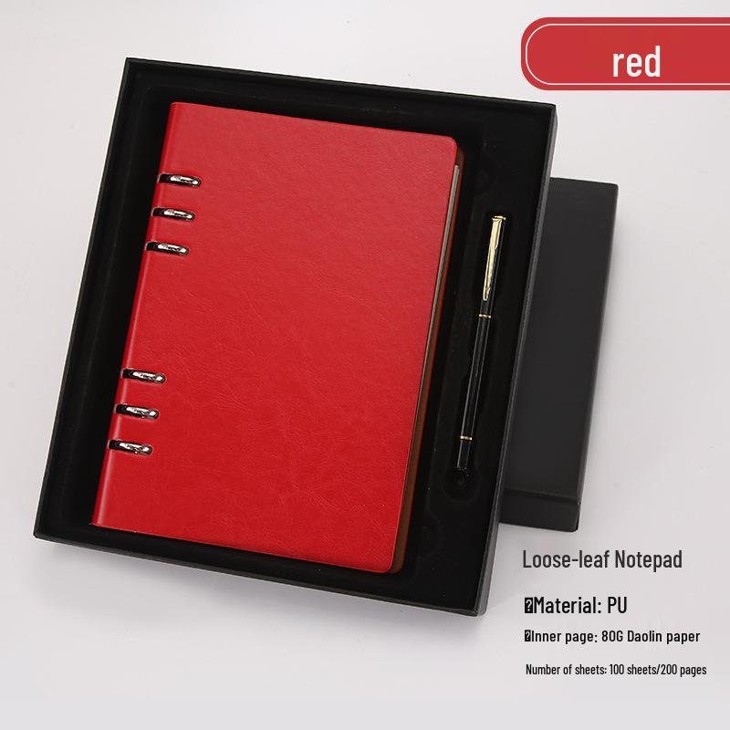 Enterprise Loose-leaf Notebook, Customizable A5/B5/A6 for Company Events & Meetings