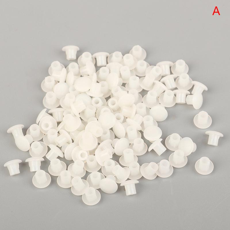100 шт. 5 мм Декоративные заглушки для мебельных отверстий Пластиковые колпачки для шурупов Пылезащитные заглушки для отверстий в шкафах Прокладки Фурнитура Практичный фитинг A