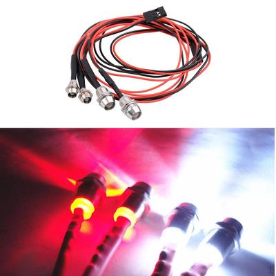 Pack of 4 Headlights for RC Model Car
