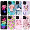 Cute Axolotl Kawaii Phone Case For iPhone 17 Air 11 13 Mini 14 15 Plus 16 12 Pro Max 16E SE 7 8 Pattern Soft TPU Back Cover  17