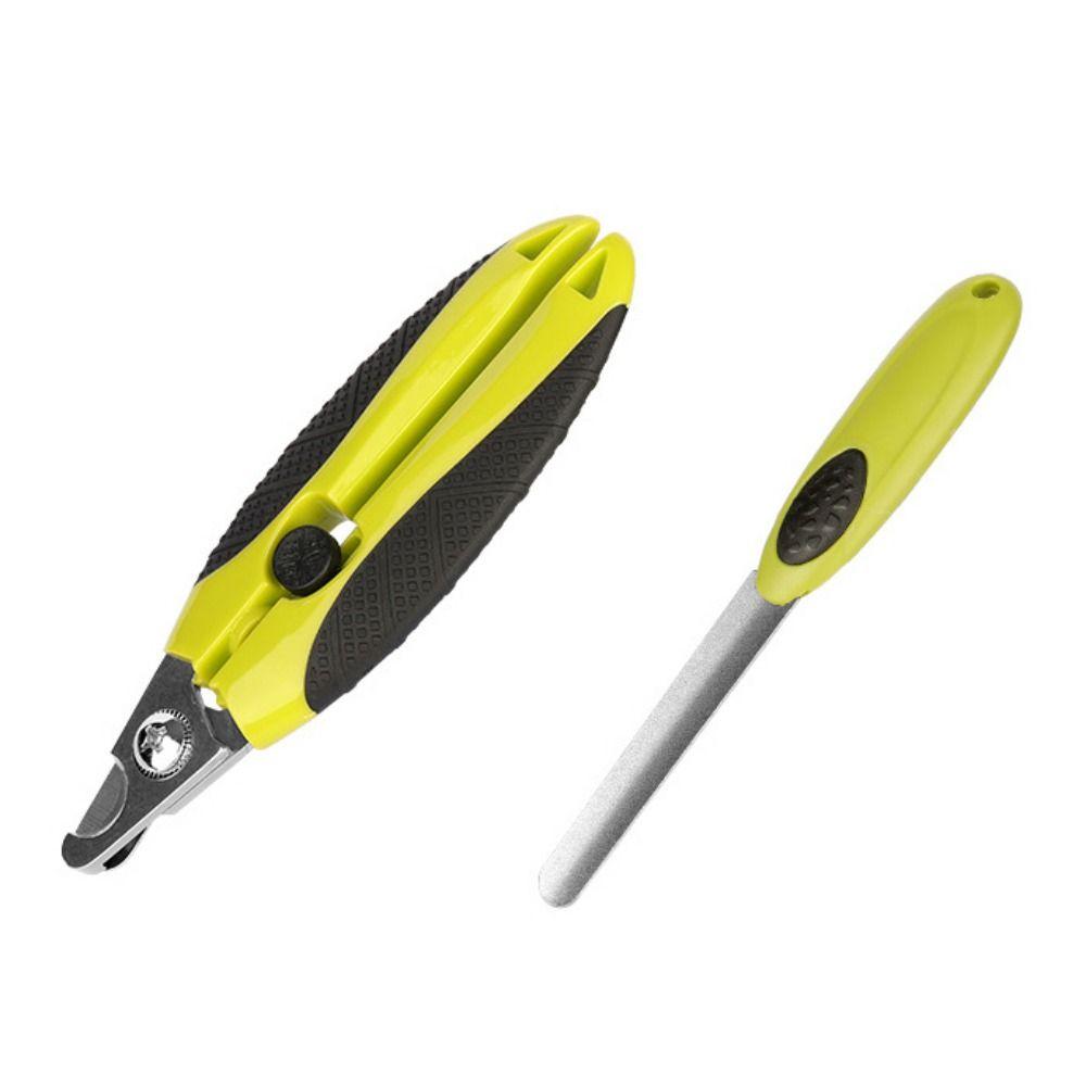 Professional Dog Nail Clippers Set Stainless Steel Cat Claw Grinder Pet Nail File  Cleaning