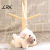 Stylish Bag Accessory Cute Dog Plush Keychain, Small Stuffed Animal Pendant for Backpack Mini Keychain Purse, Soft Puppy Key Ring Charm, Gift Lovers