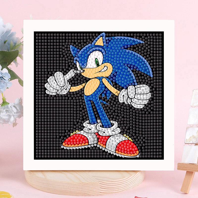 Sanrio Children's Diamond Painting with Frame Stickers - DIY Handmade Gift Set